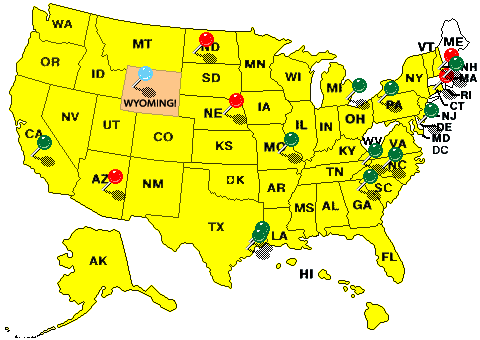 50 states map