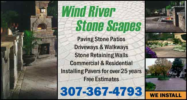 Wind River Stone Scapes. Installing pavers for over 25 years. We install!