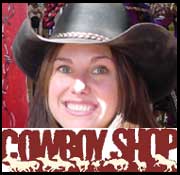 Cowboy Shop for cowboy (and cowgirl) hats, boots and western wear