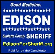 Mike Edison for Sublette County Sheriff. Click here for more information.