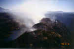 Half Moon fire from helicopter, US Forest Service photo