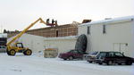 Rear view of Knotty Pine Plaza