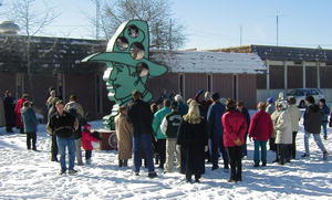 Unveiling the Millennium Sculpture