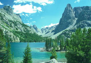 Slide Lake in the upper Wind River Mountains