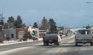 Pinedale traffic jam