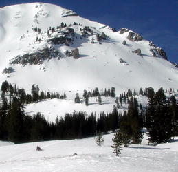 Snowmobiling in the Wyoming Range last week