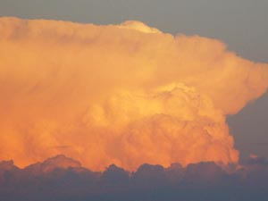 Thunderhead south of Pinedale on Saturday. Photo by Dave Bell.