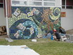 High school mural