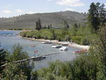 National Forest campground and sandy beach