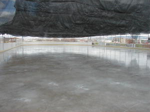 Pinedale Hockey Rink.  Photo by Pinedale Online.