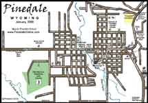 Pinedale Street Map