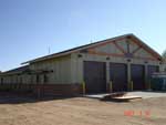 Ambulance barn.