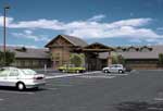 Architect's rendering of clinic. Drawing courtesy Sublette County Rural Health Care Board.