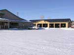 View looking north, standing on the east side of Rendezvous Pointe's parking lot.