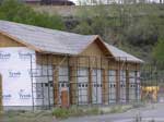 Rendezvous Pointe bus garage. Pinedale Online photo.