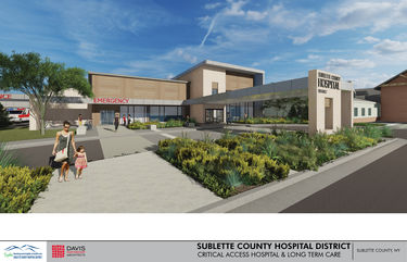CAH. Drawing courtesy Sublette County Hospital District.