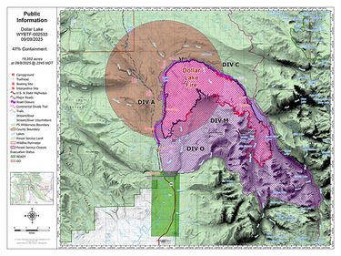 Dollar Lake Fire Sept 9