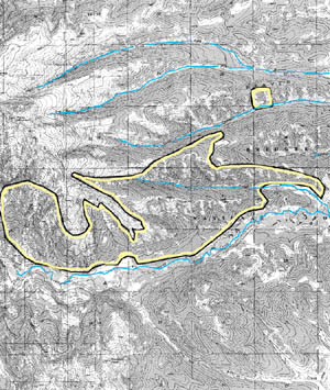 Mule Creek Fire Map