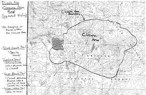 Divide Fire Closure Area