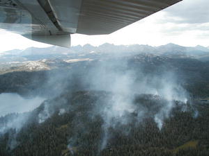 Divide Fire, August 13th. USFS photo.