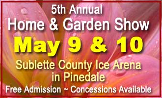 Home & Garden Show in Pinedale May 9 & 10