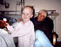 Ivy with proud grandma, Mary Lynn Mickelson