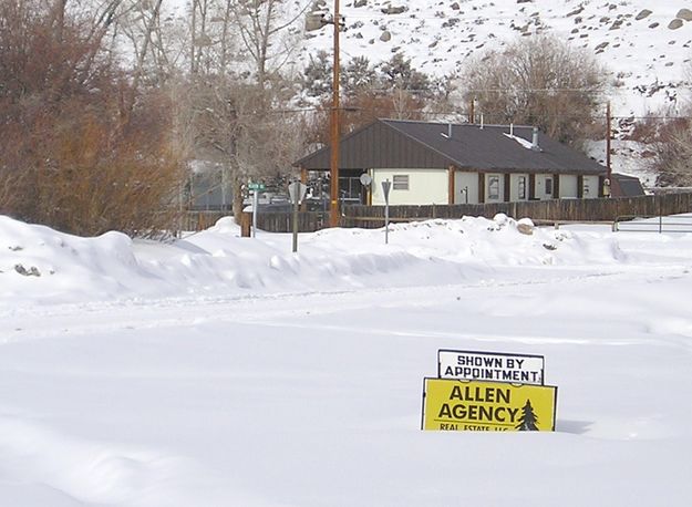 Snow For Sale. Photo by Pinedale Online.