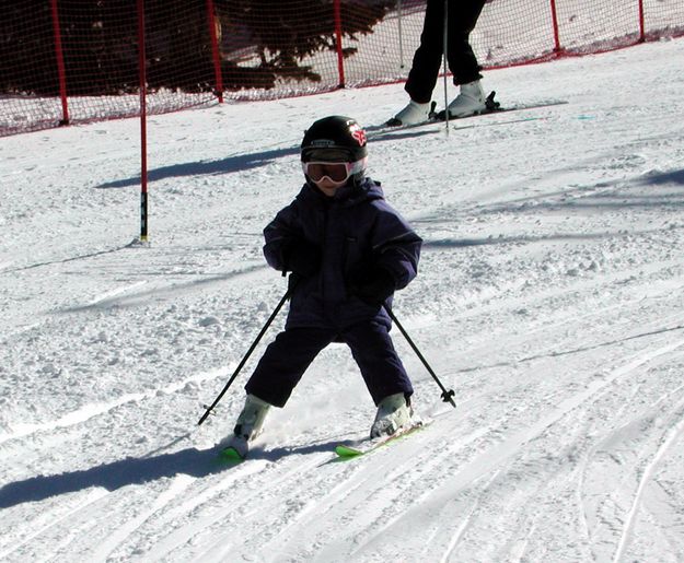 Little Ski Racer. Photo by Pinedale Online.
