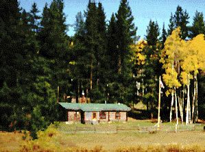 DC Bar Guest Ranch Cabin. Photo by Bridger Wilderness Outfitters.