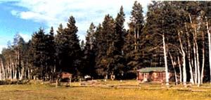 DC Bar Guest Ranch Cabins. Photo by Bridger Wilderness Outfitters.