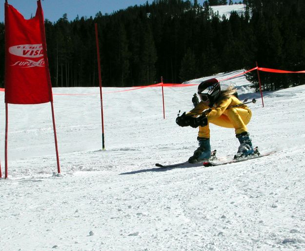 High Speed Skiing. Photo by Pinedale Online.