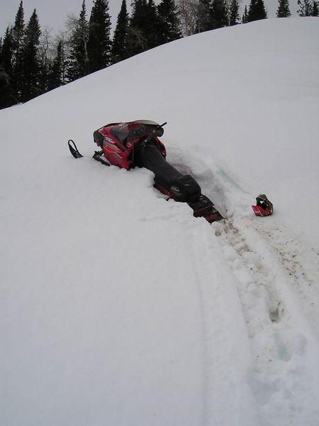 Snow is a little soft. Photo by Alan Svalberg.