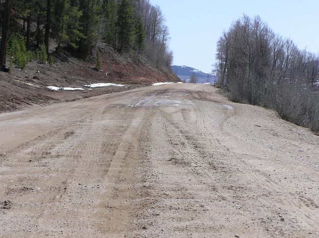 Washboards and mud. Photo by Pinedale Online.