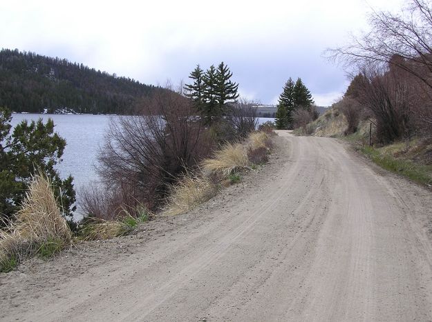 Half Moon Lake Road. Photo by Pinedale Online.