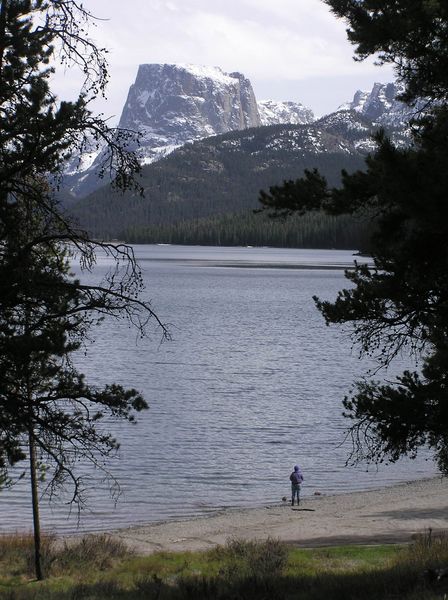 Fishing the lakes. Photo by Pinedale Online.