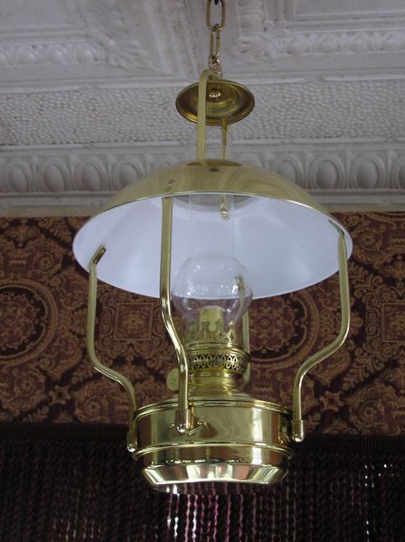 Oil lamps for lighting. Photo by Pinedale Online.