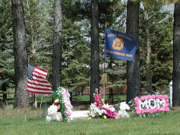 VFW Flag. Photo by Pinedale Online.