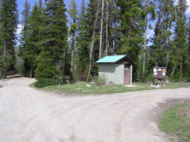 Whiskey Grove Restroom. Photo by Pinedale Online.