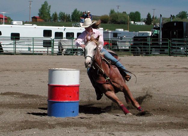 Barrel Racer. Photo by Pinedale Online.