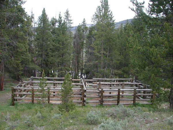 Corrals. Photo by Pinedale Online.