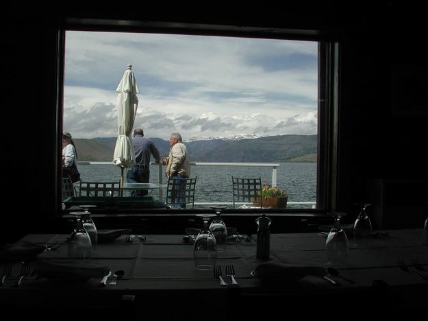 Lake view from the Lodge. Photo by Pinedale Online.