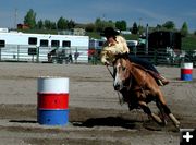 Barrel Racer. Photo by Pinedale Online.