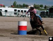 Barrel Racer. Photo by Pinedale Online.