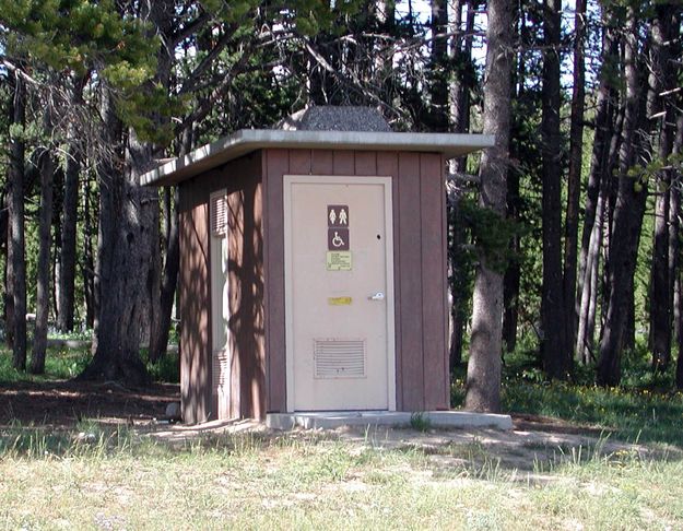 Bathroom near the top. Photo by Pinedale Online.