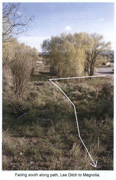 Path up old road grade. Photo by Sublette County Rec Board.