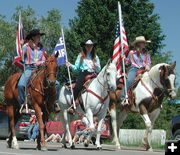 Flag Girls. Photo by Pinedale Online.