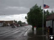 Rain After Parade. Photo by Pinedale Online.