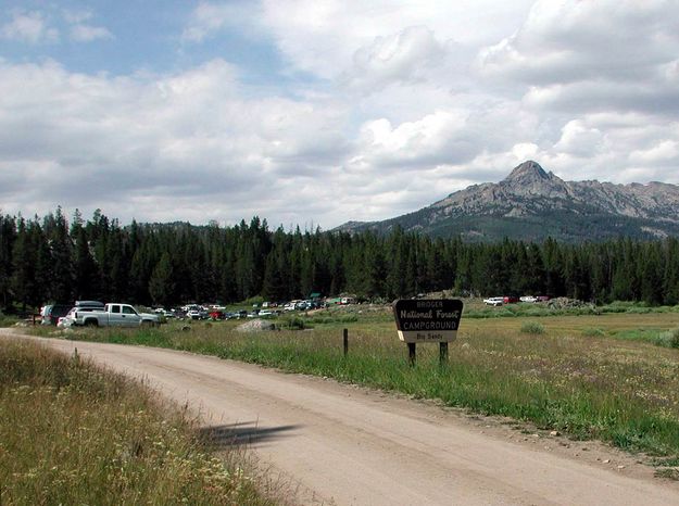 Laturio Mountain above Trailhead. Photo by Pinedale Online.