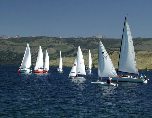 Starting Line. Photo by Pinedale Online.