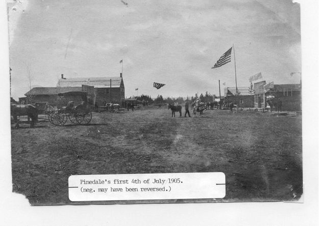4th of July 1905. Photo by Sublette County Historical Society / Museum of the Mountain Man.